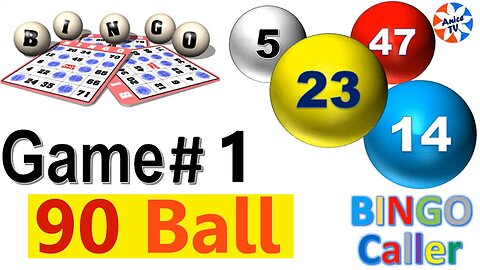 90-Ball Bingo Caller - Game#1 American English