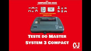 Teste do Master System 3 Compact