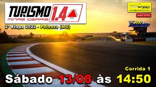 TURISMO 1.4 MG | Corrida 1 | 2ª Etapa 2022 - Potenza (MG) | Ao Vivo