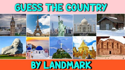 Guess the country by Landmark | Guess the country Challenge