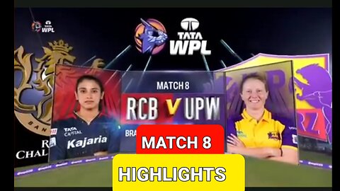 WOMEN PREMIERE LEAGUE 2023 MATCH 9 UP WORRIOZ VS ROYAL CHALLENGERS BANGALORE FULL HIGHLIGHTS