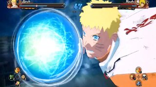 [4K] Naruto (Hokage) VS Minato (4th Hokage) : Naruto Shippuden: Ultimate Ninja Storm 4 Battles