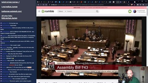 Just Human LIVE: WI Vote to Withdraw Their 10 Electors...or did they?
