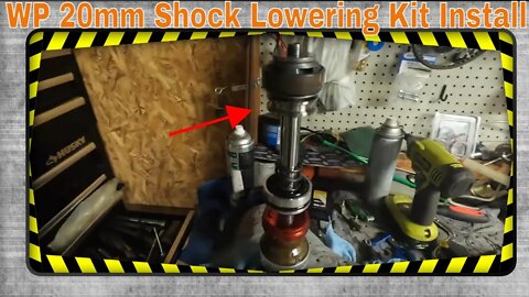 Installing the WP 20mm Shock Lowering Kit!