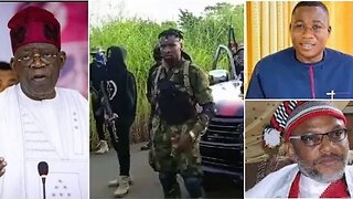 ‘Biafra #IPOB army leader’ threatens, Tinubu, issues Release Nnamdi Kanu same way you freed Igboho