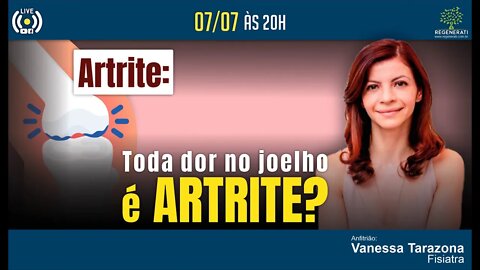 Toda dor no joelho é artrite?