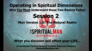 Session 2: Man Version 1.0 The Natural realm