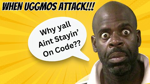 Here's Why Booger Faced Mofos Tell Other Blacks to Stay "On Code"