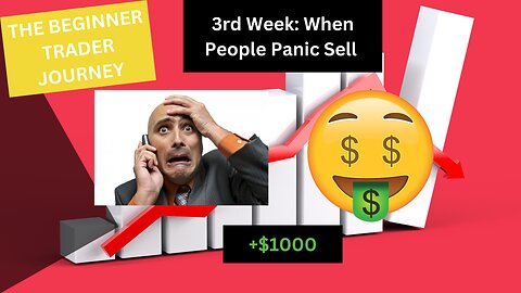 Options Trading, Holding and Panic Selling 3rd Week #finance #millionaire #optionstrading #trading