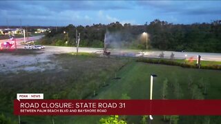 SR 31 closed for gas leak