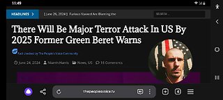 Green beret warns terror attack is imminent.