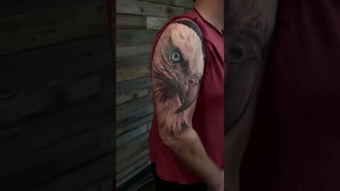 How To Get The Perfect Eagle Arm Tattoo #shorts #tattoos #inked #youtubeshorts