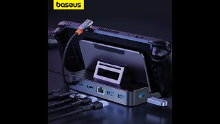 HUB USB C GamerX Estação de Ancoragem Baseus