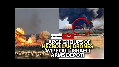 JUST NOW! Hezbollah Unleashes Swarms of Drone Towards Israel; Explosions Rock Many Cities!
