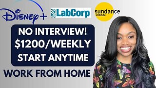 ⬆️$1200 Weekly-4 NO INTERVIEW Remote Jobs You Can START ANYTIME- Work From Home Jobs 2023