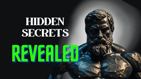 MUST WATCH! Stoic Wisdom (12 Hidden Secrets)