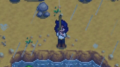 Gameplay: Stardew Valley - Fishing(Farm Rain Weather)