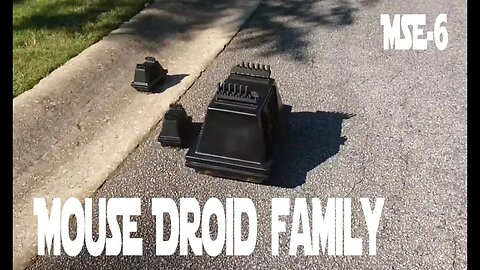 Taking the Entire Mouse Droid Family Out for a Walk #mse6 #starwars