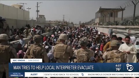 Man trying to help San Diego interpreter evacuate