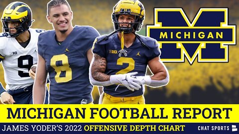 2022 Michigan Football Offensive Depth Chart Post-Spring Practice - Ft. Ronnie Bell & Blake Corum