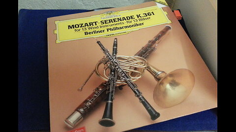 Mozart Serenade K. 361 For 13 Wind Instruments Berliner Philharmoniker 1983 LP Side A