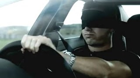 Blindfolded Racing Driver