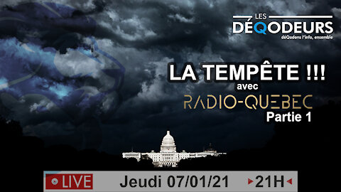 LA TEMPETE - Live du 7 Janvier (live avec Alexis Cossette) Partie 1