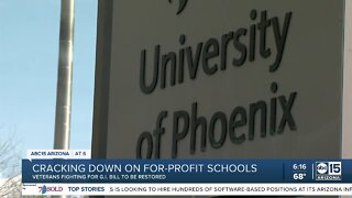 For-profit schools accused of taking advantage of veterans