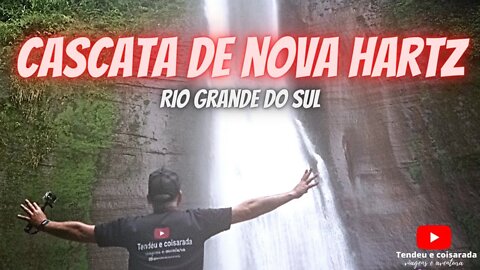 Cascata de Nova Hartz/RS #cascatasrs #trilhars #aventurars