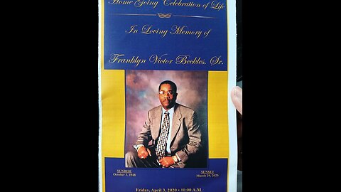 TRIBUTE TO THE LEGENDARY COLLEGE PROFESSOR DR. FRANKLYN BECKLES, SR., A REAL HERO!!!!!