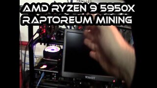 AMD Ryzen 9 5950X RTM Raptoreum mining HiveOS complete installation troubleshooting, ASUS B550-F ROG