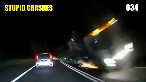 Stupid crashes 834 November 2023 car crash compilation