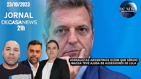 Jornalistas argentinos dizem que Sérgio Massa teve ajuda de assessores de Lula