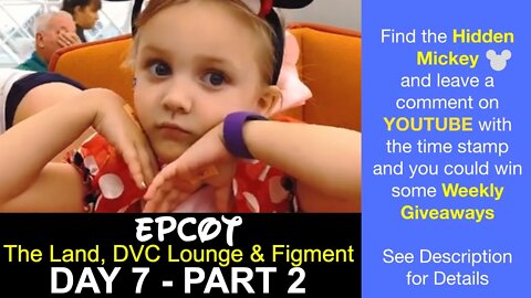 Living with the Land, DVC Lounge & Figment - Epcot - Disney Vlog Day 7 Part 2