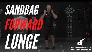 Sandbag Forward Lunge (Demonstration)