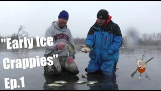 Ice Fishing | "Early Ice Crappies" Ep. 1 | Wisconsin