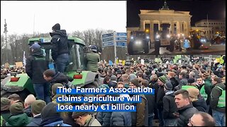 💥Berlin Uprising: German farmers storm the capital with tractors 🚜🚜🚜🚜