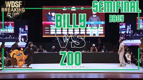 BBOY BILLY VS BBOY ZOO | SEMIFINAL | 1 VS 1 | WDSF BREAKING CHAMPIONSHIP AFRICA 2023