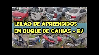 LEILÃO DE VEICULOS APREENDIDOS EM DUQUE DE CAXIAS - RJ *não participe sem assistir esse vídeo TODO*