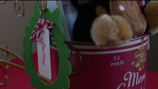 Ornaments for seniors at the Bakersfield Pet Food Pantry