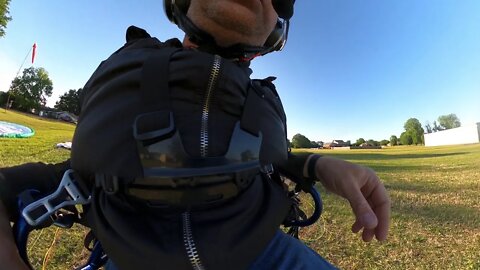 GoPro MAX 360 footage: 360 video Paramotor failed launch and then a successful launch