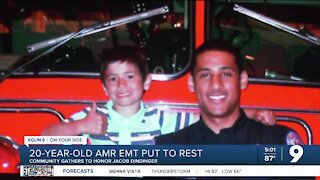 AMR EMT's life honored at memorial service