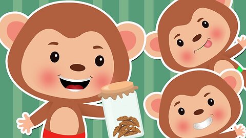 Five Little Monkeys Poem 2024 - New Nursery Rhyme Songs #2024 - Cartoons for Babies - English Poems