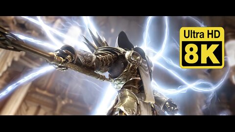 Diablo III Tyrael's Sacrifice 8k (Remastered with Machine Learning AI)