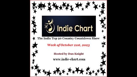 Indie Top 20 Country Countdown Show October 21st, 2023