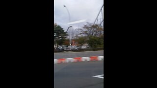 Amusement park at the foot of Mount Fuji