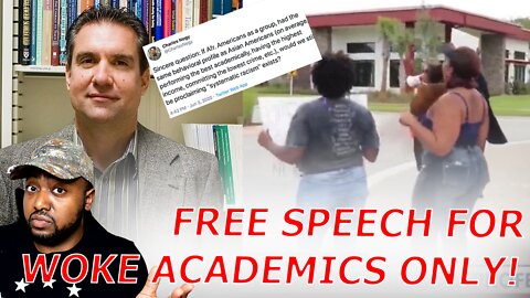 BASED Professor Wins Job Back After Getting Fired By Woke University For Calling Out Black Privilege