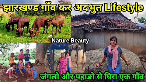 झारखण्ड गाँव कर अदभुत lifestyle |जंगलो और पहाङो से घिरा एक गाँव |