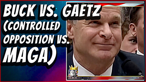 Ken Buck (CONTROLLED OPPOSITION ) VS. Matt Gaetz (MAGA)