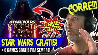 CORRE! Tem STAR WARS de GRAÇA e + 6 GAMES GRATIS novos para RESGATE PERMANENTE! #gamesgratis